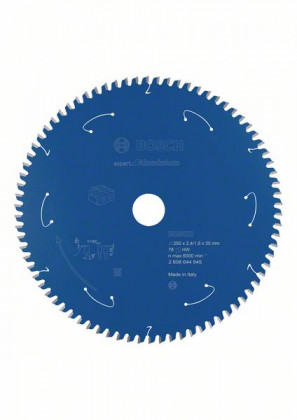 BOSCH 2608644545 Pilový kotouč Expert for Aluminium - AKU pily 250×2,4×30mm, 78 BOSCH 2608644545 Pilový kotouč Expert for Aluminium - AKU pily 250×2,4×30mm, 78