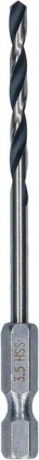 BOSCH 2608577522 Vrták do kovu HSS PointTeQ Hex 3,5 mm BOSCH 2608577522 Vrták do kovu HSS PointTeQ Hex 3,5 mm