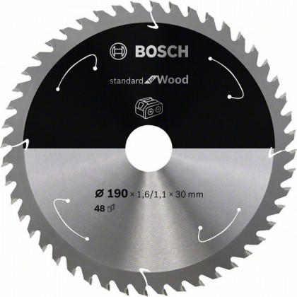 BOSCH 2608837710 Pilový kotouč Standard for Wood pro AKU pily 190×1,6×30mm, 48 BOSCH 2608837710 Pilový kotouč Standard for Wood pro AKU pily 190×1,6×30mm, 48