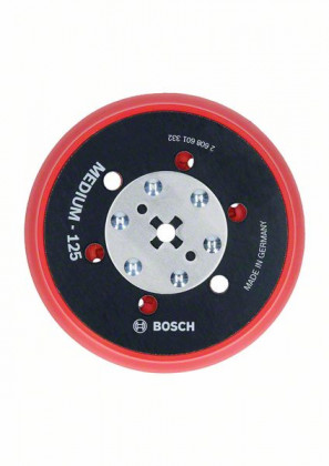 BOSCH 2608900004 Brusný talíř, multiděrování střední, 125 mm BOSCH 2608900004 Brusný talíř, multiděrování střední, 125 mm