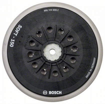 BOSCH 2608900009 Brusný talíř, multiděrování měkké, 150 mm BOSCH 2608900009 Brusný talíř, multiděrování měkké, 150 mm