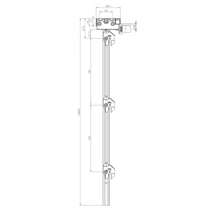 LEHMANN Drążek SVSELEVON Typ 6 (0+3 wysokość 483 mm)