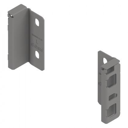 BLUM ZB4M000S mocowanie ściany tylnej MERIVOBOX M, indium szary, IG-M