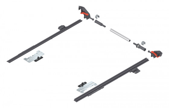 BLUM ZS4.400MU stabilizacja boczna MERIVOBOX, 270-400mm