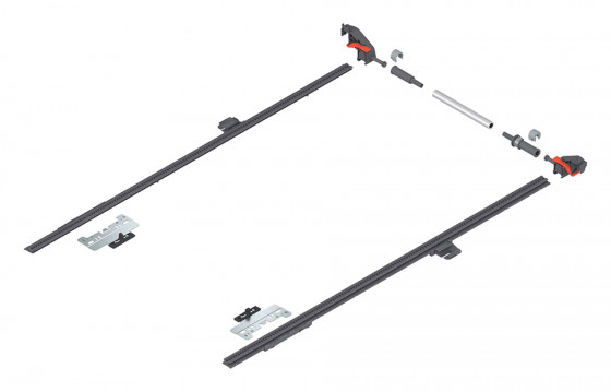BLUM ZS4.650MU stabilizacja boczna MERIVOBOX, 450-650mm