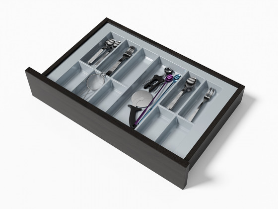 Wkład na sztućce Classico srebrno-szary do StrongBox 80 (704 x 474 mm)