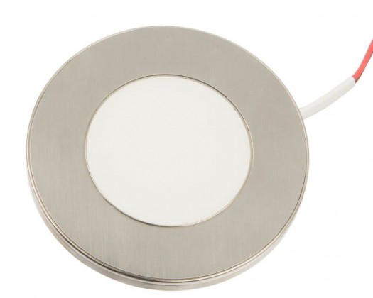 LED światło punktowe BAILEN 12V 3W stal szlifowana, neutralny biały