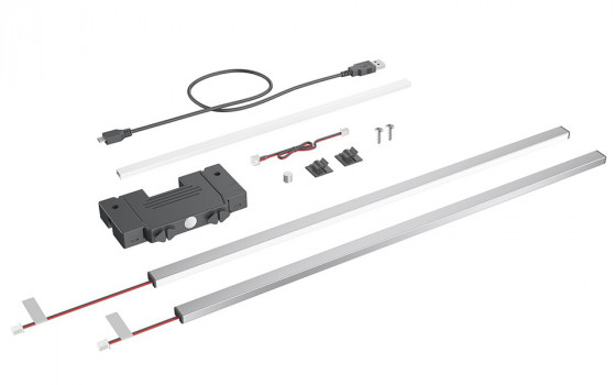 HETTICH 9305746 osvětlovací krycí profil pro AvanTech YOU nerezový, max 650mm HETTICH 9305746 osvětlovací krycí profil pro AvanTech YOU nerezový, max 650mm