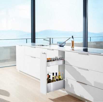 K-BLUM Space Twin wąskie szafki Antaro, szary R9006 K-BLUM Space Twin wąskie szafki Antaro, szary R9006