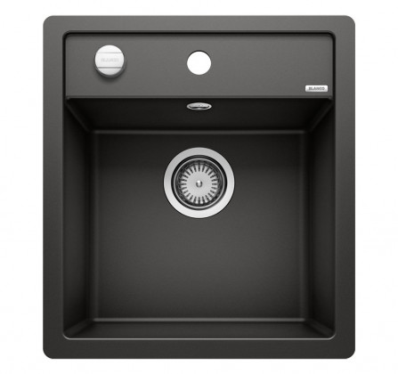 BLANCO 525870 Dřez Dalago 45-F černý s excentrem Silgranit PuraDur BLANCO 525870 Dřez Dalago 45-F černý s excentrem Silgranit PuraDur