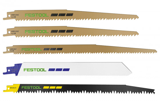 FESTOOL 577496 Zestaw brzeszczotów szablowych RS-Sort/5