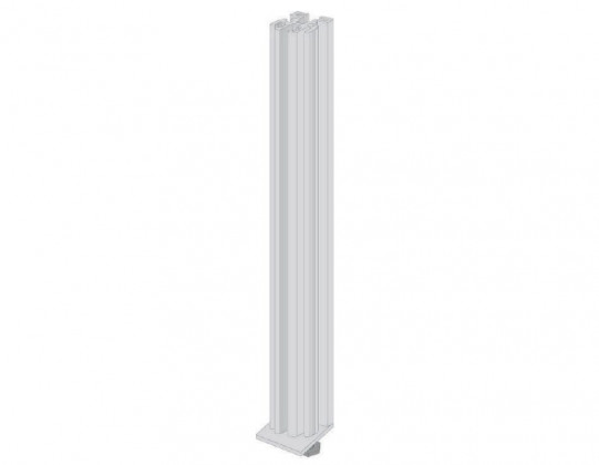 VERTIKO profil na ścianę C7007 2606 mm aluminium