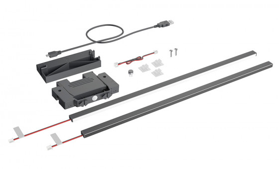 HETTICH 9326874 profil ośw. LED do AvanTech YOU 300mm kolor stal nierdzewna HETTICH 9326874 profil ośw. LED do AvanTech YOU 300mm kolor stal nierdzewna