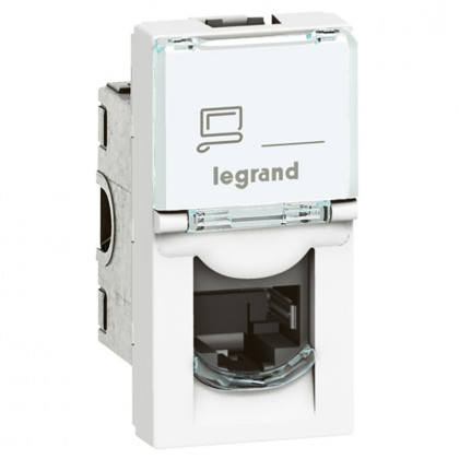 LEGRAND Pop-up moduł 1 x RJ45 biały 076573
