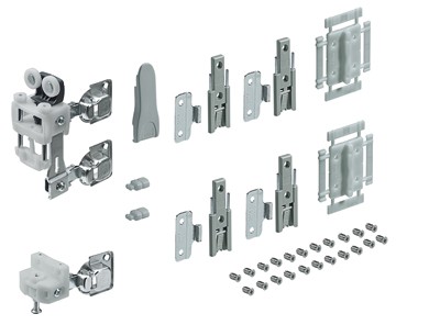 HETTICH 9237880 WingLine L do 25 kg, bez sprężyn zamykających L
