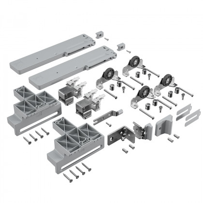 HETTICH 9323131 TopLine 1 zestaw na 2 skrzydła z tłumieniem 50 kg