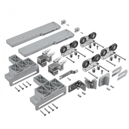 HETTICH 9323130 TopLine 1 komplet do 2 skrzydeł z tłumieniem 75kg