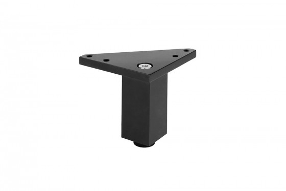 StrongLegs noga meblowa FA002, 75Rmm, czarna matowa