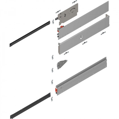 BLUM 801P500E.L2 Revego Uno listwa prowadząca 500 mm lewa