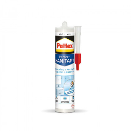 PATTEX SILIKON SANIT. bia 280 ml