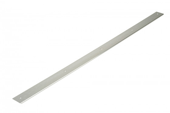 Listwa końcowa do blatu 38mm promień "0" długość 900mm lewa stal nierdzewna