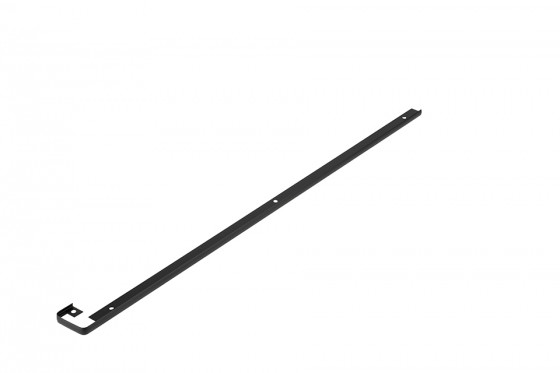 Listwa łącząca przedłużająca się do blatu o długości 38mm 600mm L/P czarny mat