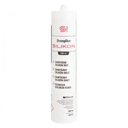 StrongGlue  Silikon sanitarny biały 280ml