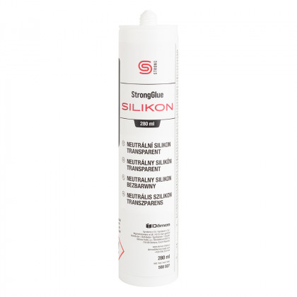 StrongGlue Silikon neutralny bezbarwny 280ml
