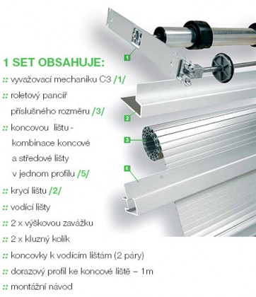 REHAU metal LINE KPL.RAI NE/87 900/1500, stal nierdzewna