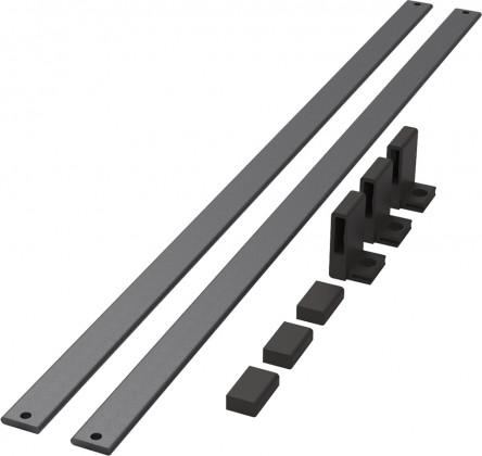 KES 238438 Conero reling do szafki na buty , 1114mm, czarny