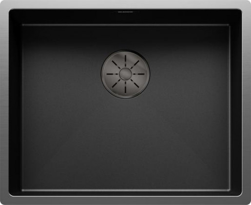 BLANCO 527834 Zlewozmywak Claron 500-U InFino bez drążka Durinox DarkSteel Satin