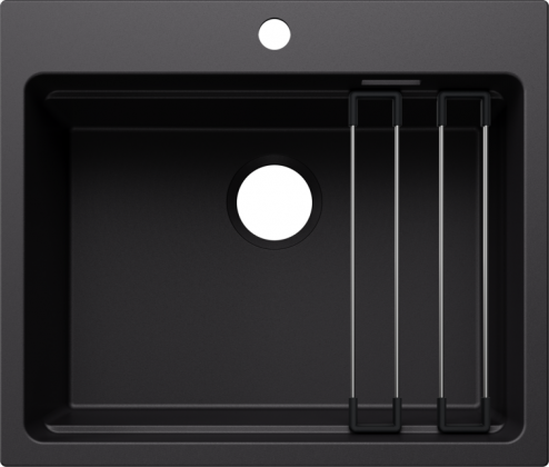 BLANCO 527746 Zlewozmywak Etagon 6 bez zestawu odpływowego Silgranit czarny