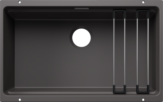 BLANCO 527766 Zlew Etagon 700-U bez zestawu odpływ. Silgranit szara skała