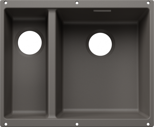 BLANCO 527811 Zlew Subline 340/160-U bez zestawu odpływ. Silgranit szary wulkan