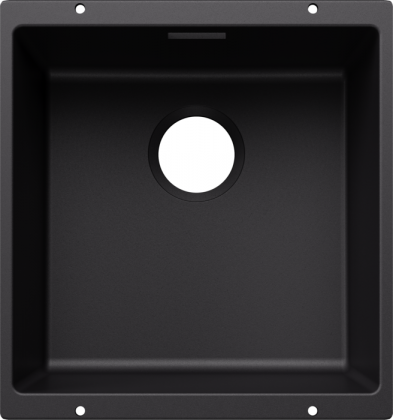 BLANCO 527786 Zlewozmywak Subline 400-U bez zestawu odpływowego Silgranit czarny