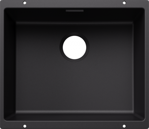 BLANCO 527794 Zlewozmywak Subline 500-U bez zestawu odpływowego Silgranit czarny