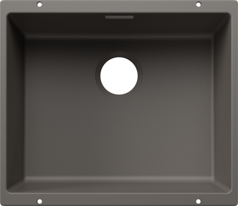 BLANCO 527795 Zlew Subline 500-U bez zestawu odpływ. Silgranit szary wulkan