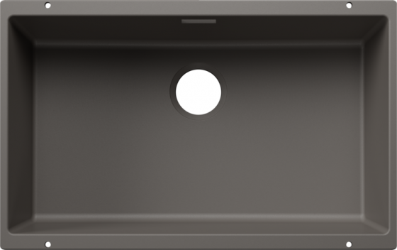 BLANCO 527803 Zlew Subline 700-U bez zestawu odpływ. Silgranit szary wulkan