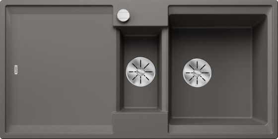 BLANCO 527604 Zlewozmywak Adira 6 S InFino z korkiem Silgranit szary wulkaniczny