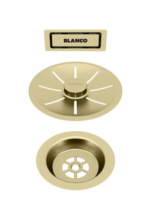 BLANCO 203476 Přísluš. odtok. sada InFino s přepad. C-overflow sat.zlatá Edition BLANCO 203476 Přísluš. odtok. sada InFino s přepad. C-overflow sat.zlatá Edition