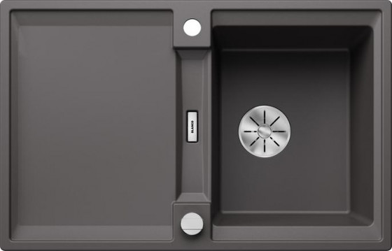 BLANCO 527587 Zlewozmywak Adira 45 S InFino z korkiem Silgranit szarość skały
