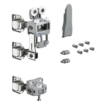HETTICH 9278571 WingLine L do 25 kg, Push to move szary lewy