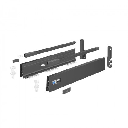 HETTICH 9307235 Atira flexi, kompletny zestaw 520/176, antracyt
