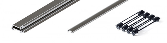 HAWA 31520 Folding Concepta III 25, Profil pionowy 1900-2700mm, srebrny