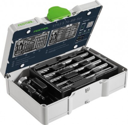 FESTOOL 578119 Zestaw bitów i wierteł SYS3 S 76-BB-Set