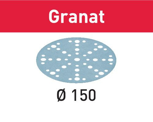 FESTOOL 578137 Krążki ścierne Granat STF D150/48 P220 GR/10