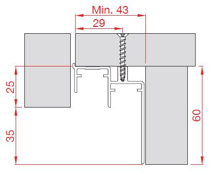 TERNO Star Fluid tor dolny 920/N 3m, czarna anoda szczotkowana