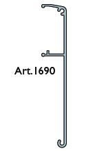 TERNO listwa maskująca alu 3m 1690/N, czarna anodowana TERNO listwa maskująca alu 3m 1690/N, czarna anodowana