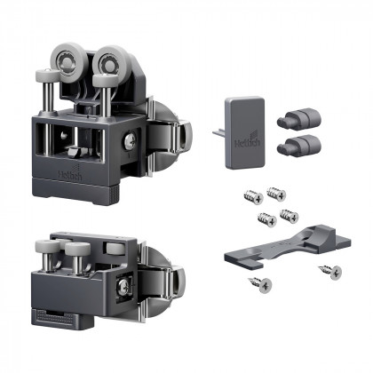 HETTICH 9339368 WingLine L new do 12 kg,zestaw ze sprężyną,antracyt,prawy,z prow