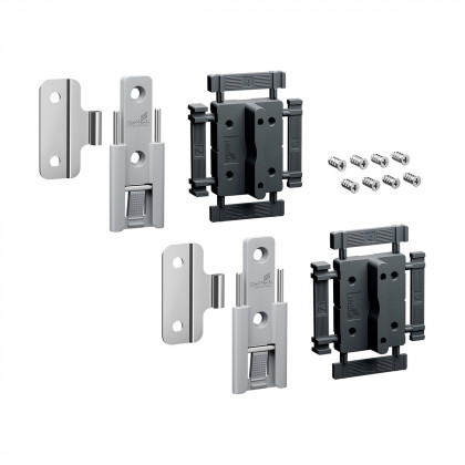 HETTICH 9339480 WingLine L new Zestaw zawiasów środkowych 2 szt, szary